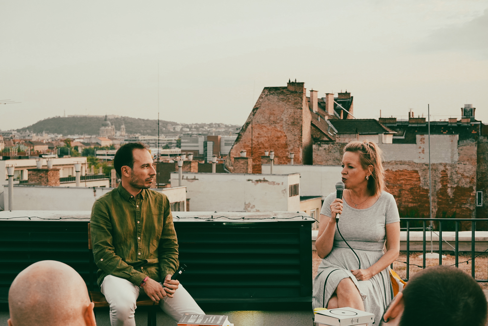 Unicorn Book Club rooftop edition